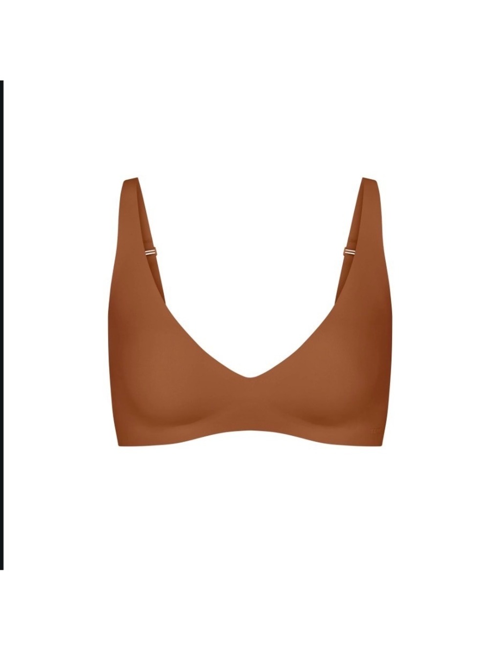 SKIMS Naked Plunge Bralette Bronze L DD NWOT